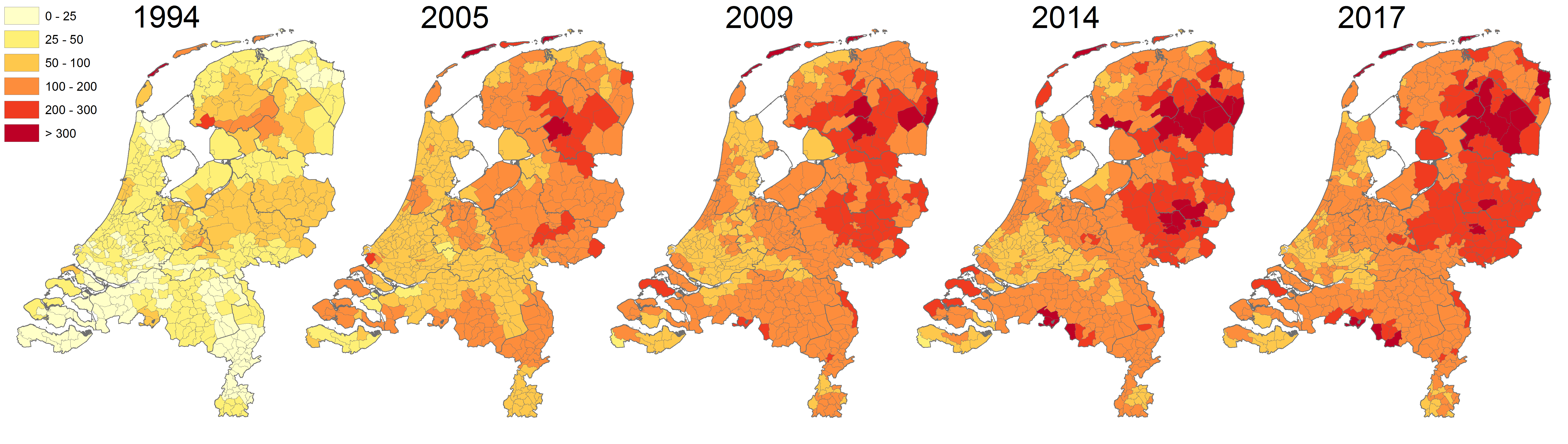 Hoeveel mensen, per 100.000 inwoners, na een tekenbeet met een rode vlek of ring op de huid door de huisarts zijn gezien 