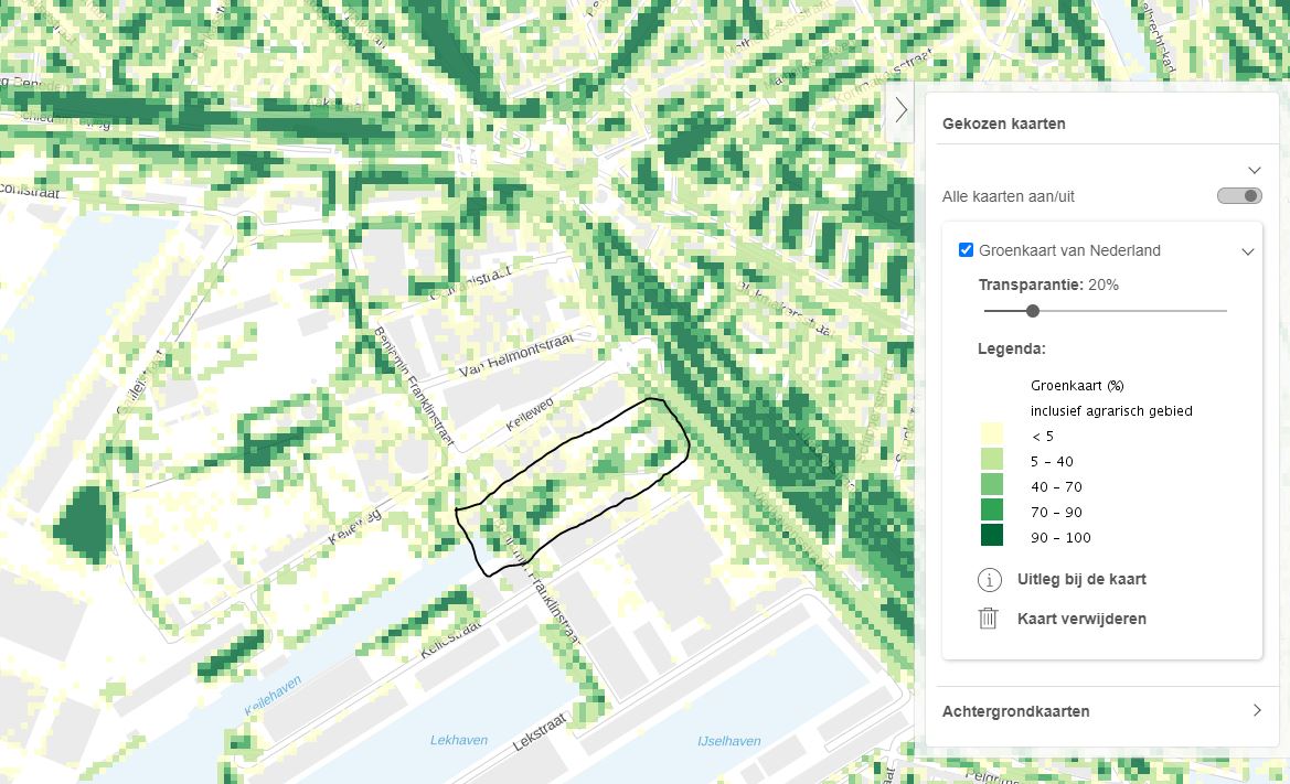 Voedseltuin Rotterdam op Groenkaart Nederland