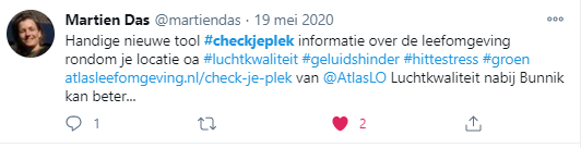 Reactie Check je plek Twitter