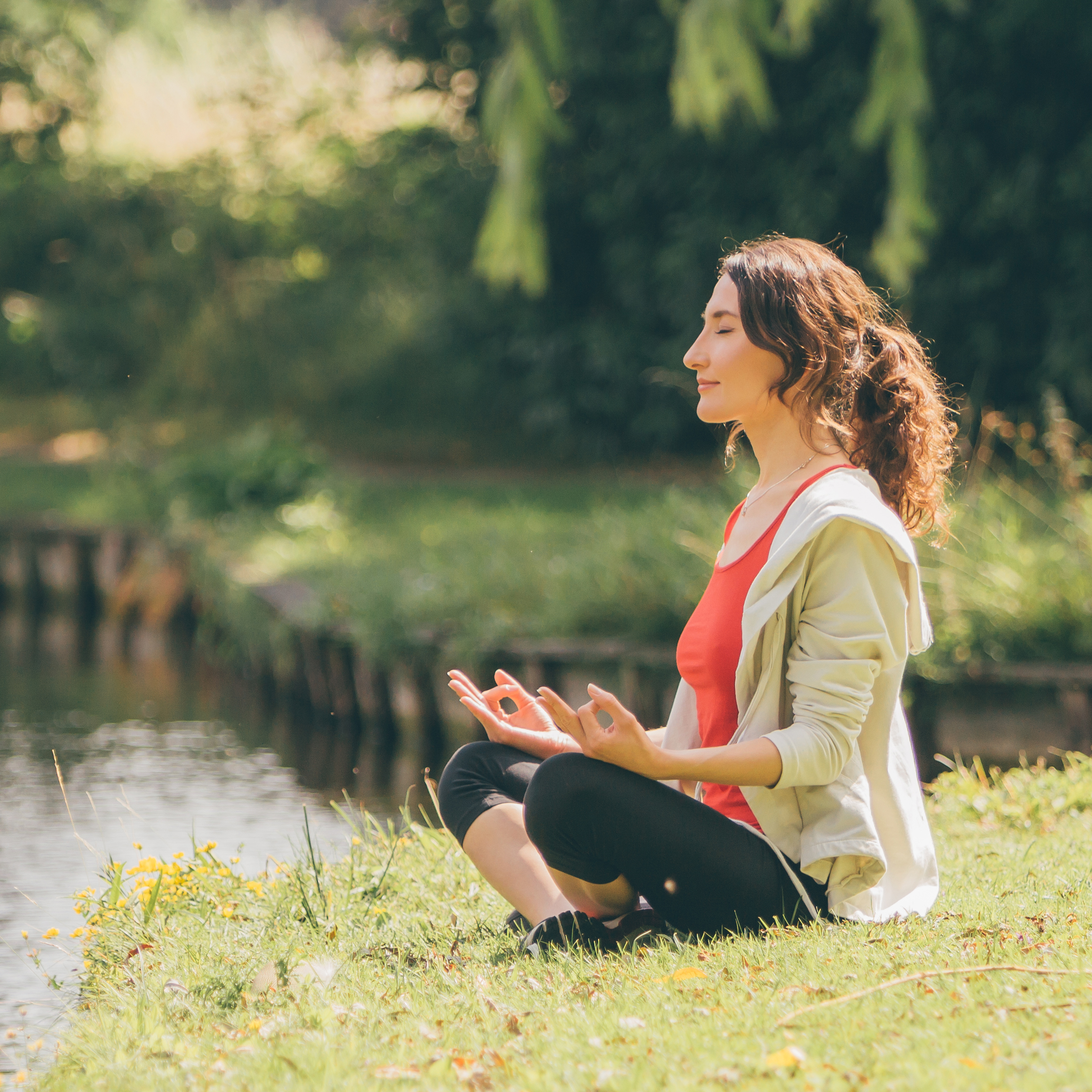 yoga in park