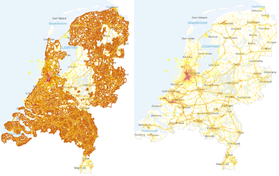 Geluid in Nederland en wandelroutes