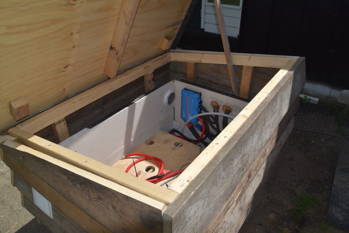 Accu in de tuin