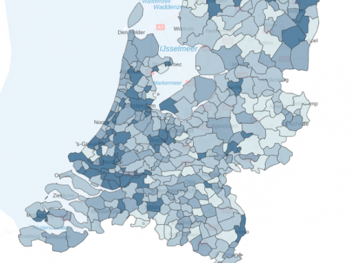 Ernstige geluidhinder buren kaart