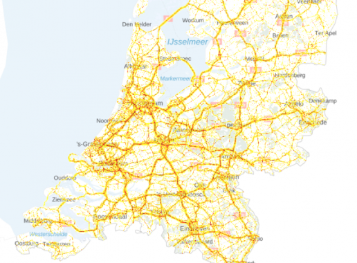 Geluid in Nederland van wegverkeer (Lden)