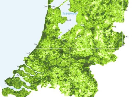 warmte Afrekenen profiel Kaarten groen en water | Atlas Leefomgeving