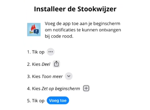 Apple Stookwijzer installatie