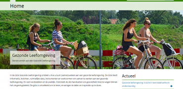 Website gezonde leefomgeving