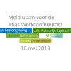 Logo voor de Atlas werkconferentie met de banners van alle websites die meedoen